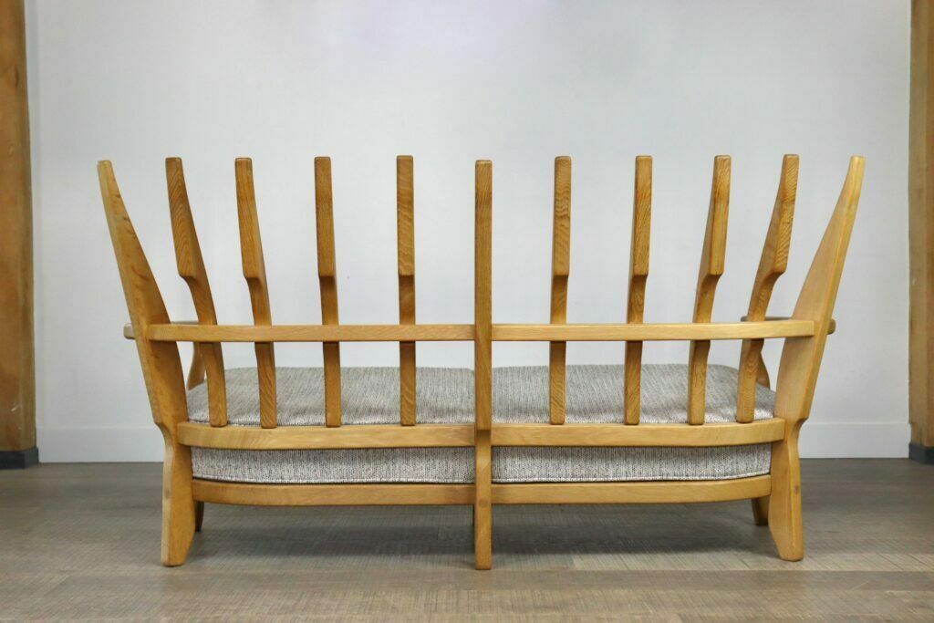 photo vintage Guillerme Et Chambron ‘Juliette’ Sofa, France 1955