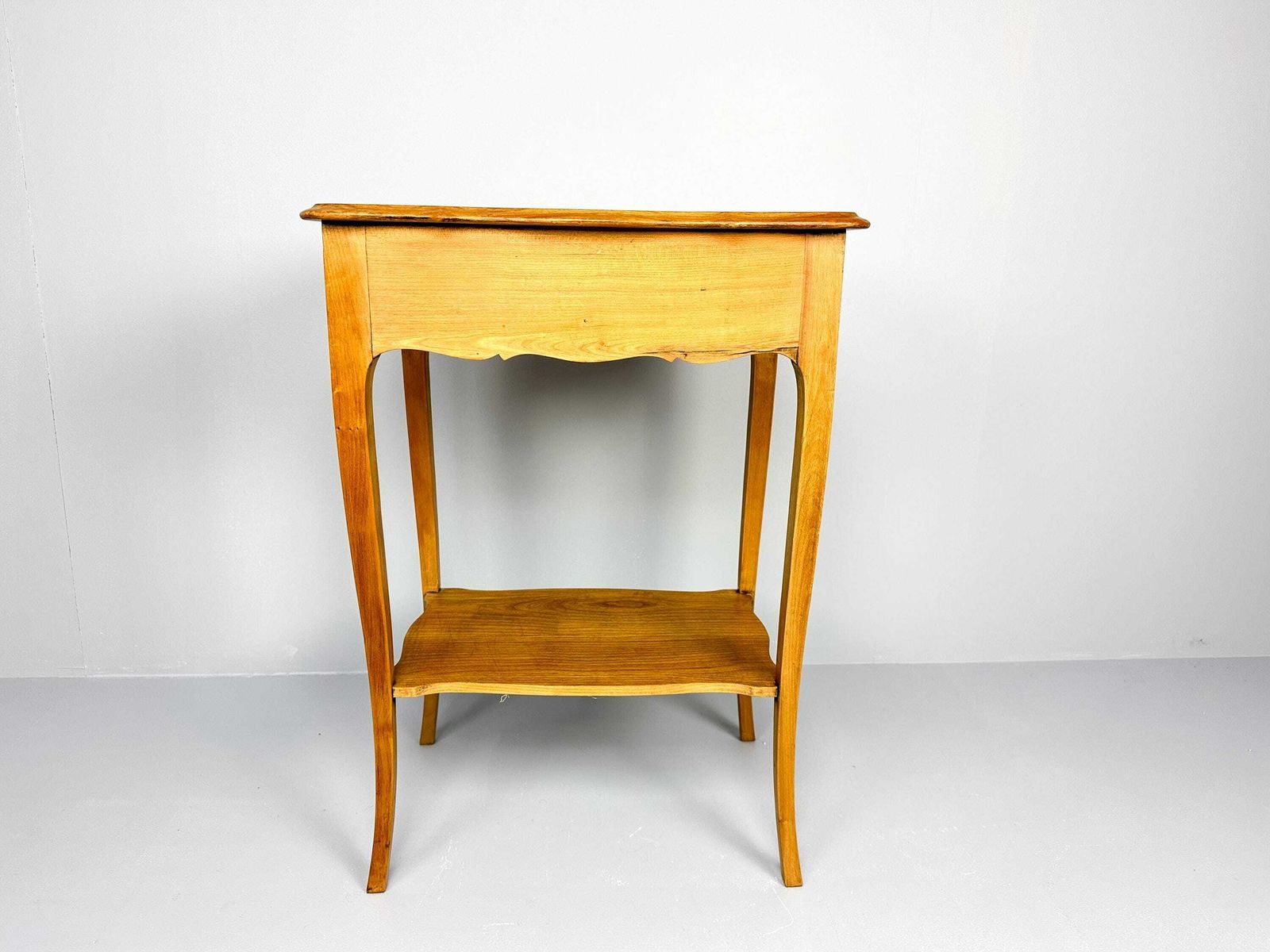 photo for sale Vintage Wooden Side Table | Pedestal Plant Stand | Hall Or Accent Table