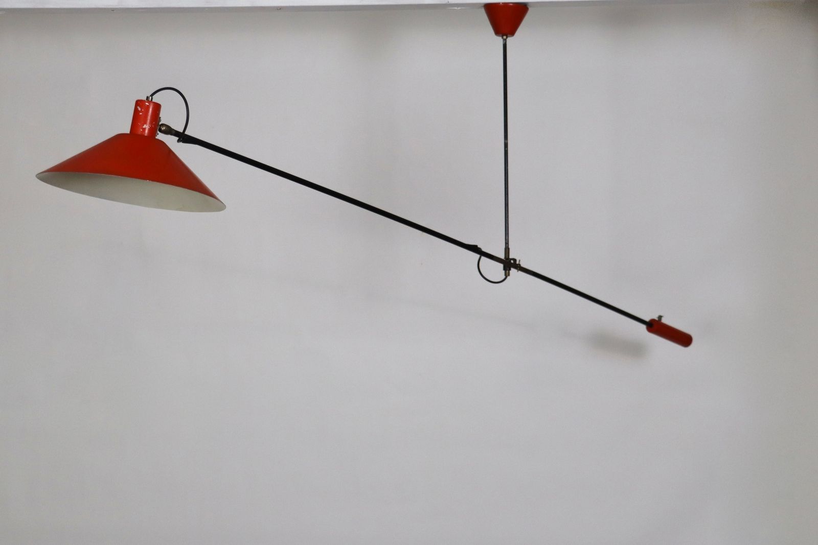 Jjm Hoogervorst Anvia Counter Balance Ceiling Lamp Holland 1957 photo buy