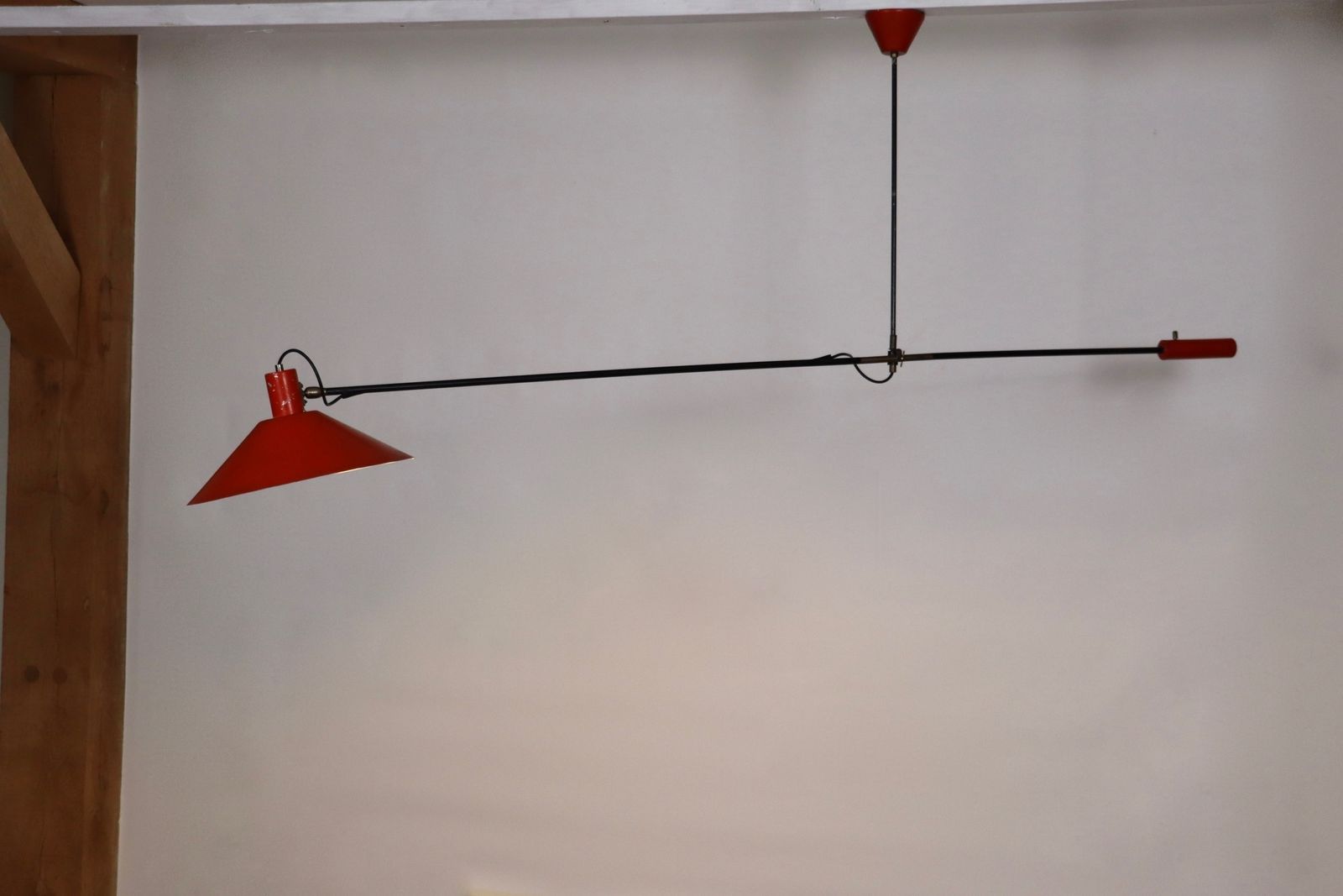 Jjm Hoogervorst Anvia Counter Balance Ceiling Lamp Holland 1957 photo vintage
