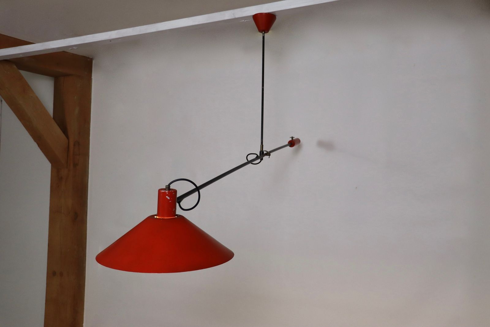 photo for sale Jjm Hoogervorst Anvia Counter Balance Ceiling Lamp Holland 1957