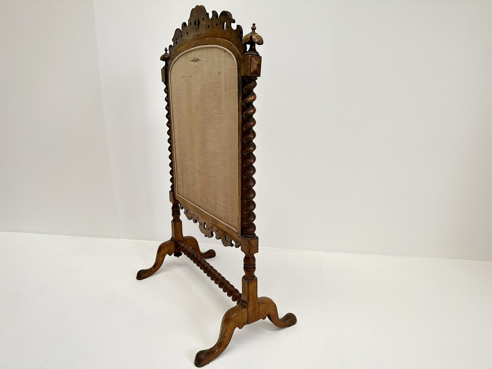 Antique Victorian Needlepoint Fire Screen photo 1300.0