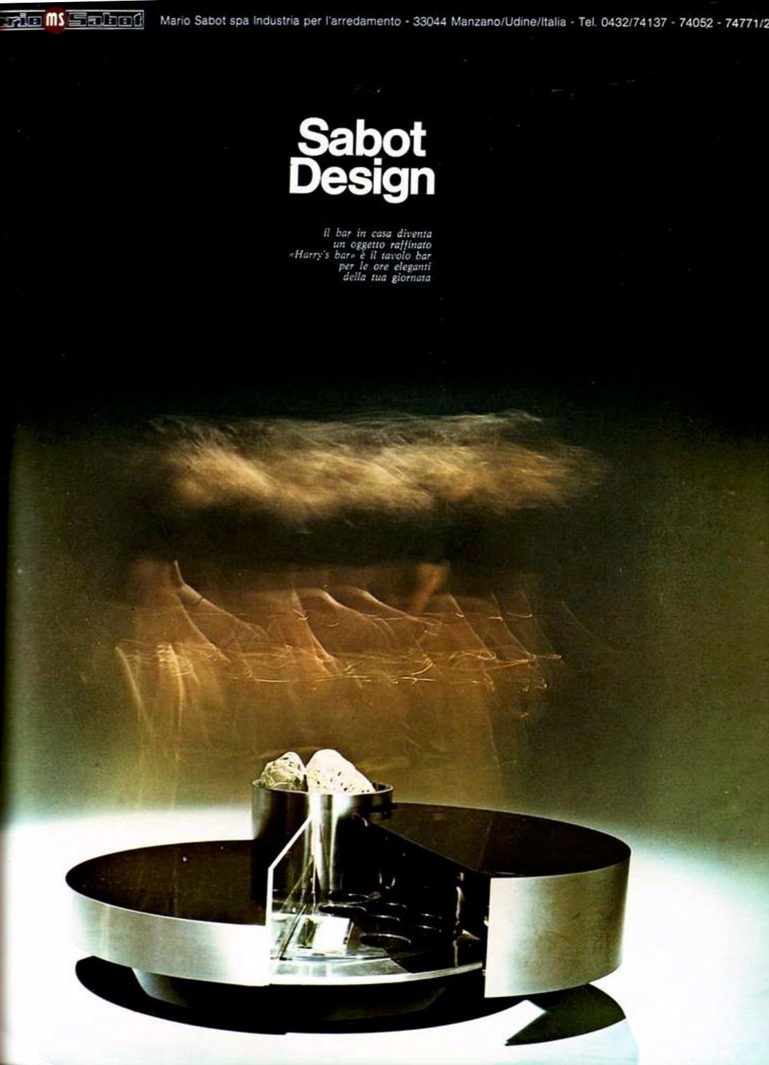 Coffee Table "Harrys Bar" By Massimo Papiri For Mario Sabot, Italy 1970s photo 16000.0
