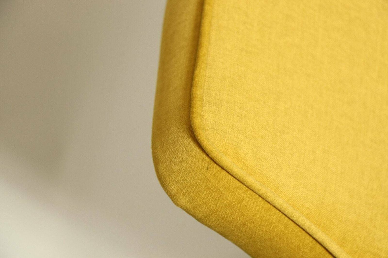 Modern Armchair Mid Century Modern Design Yellow Mellow Fabric 1970 Mid Century Scandinavian Design Living Room Armchair Boho Teak Color photo vintage