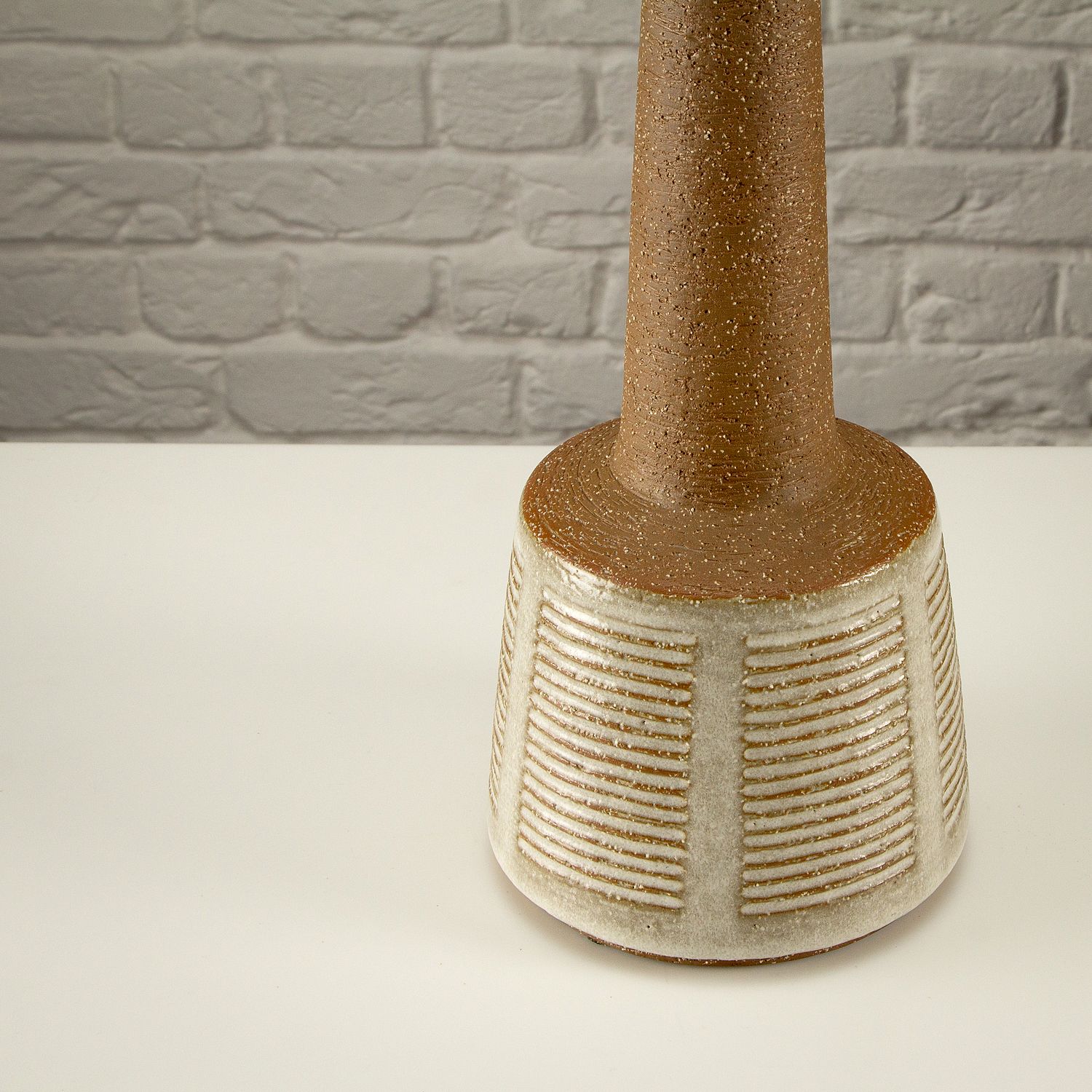 photo furniture Model Dl337 Stoneware Lamp By Esben Klint For Palshus, Denmark, 1960s