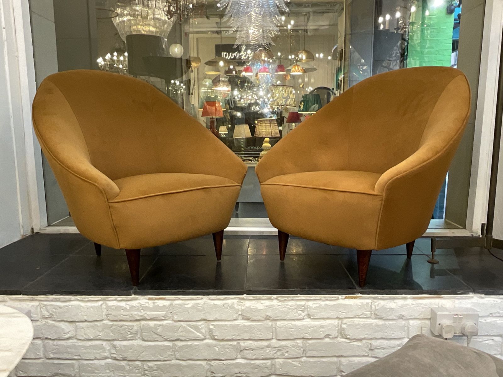 Italian 1935 40 Pair Of Armchairs By Gio’ Ponti