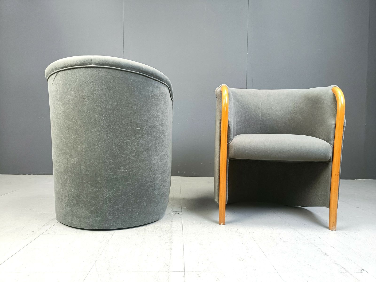 Pair Of Italian Armchairs, 1980s photo buy