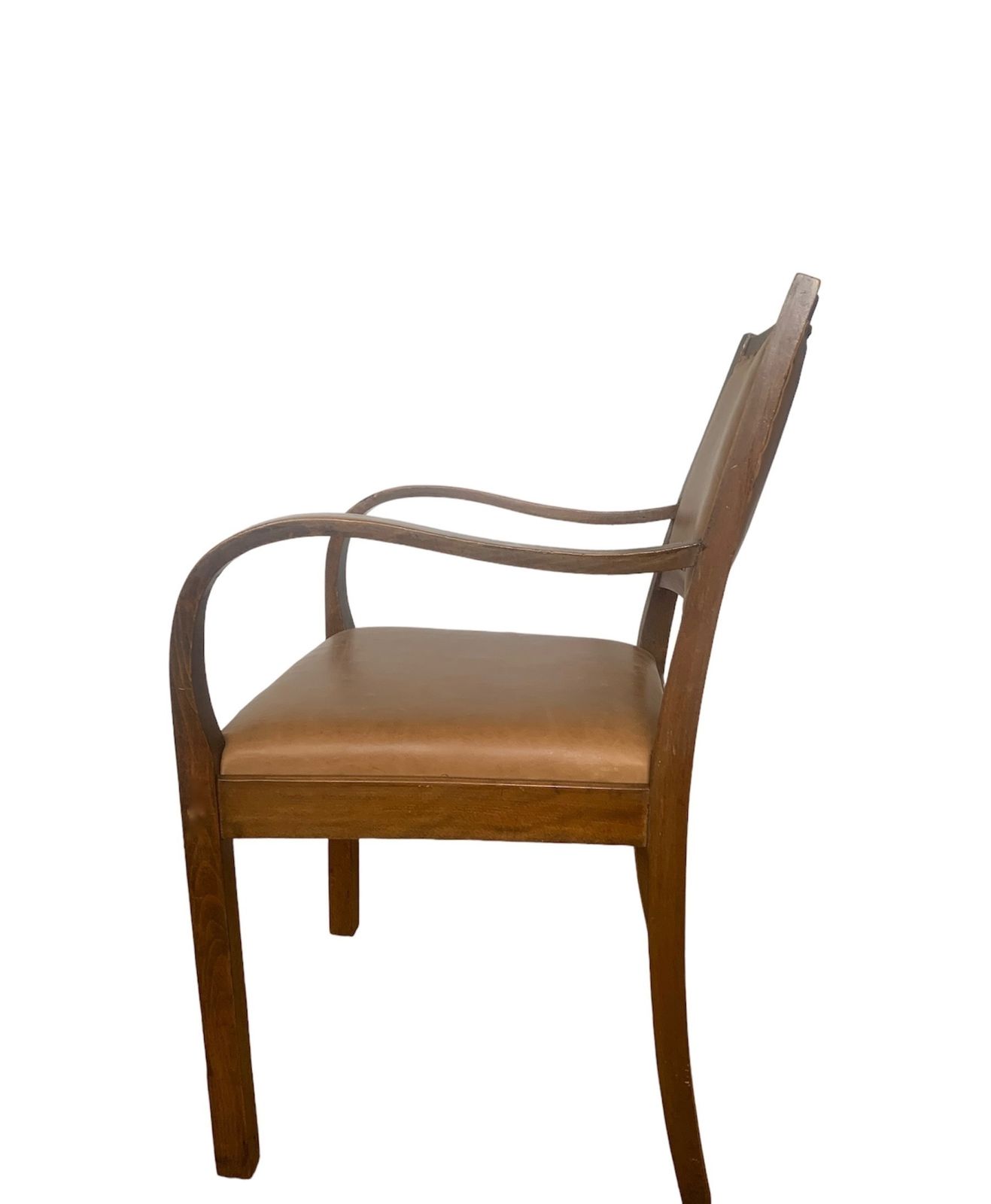 Vintage Danish Armchair By Fritz Hansen Of Denmark C.1940's photo vinterior