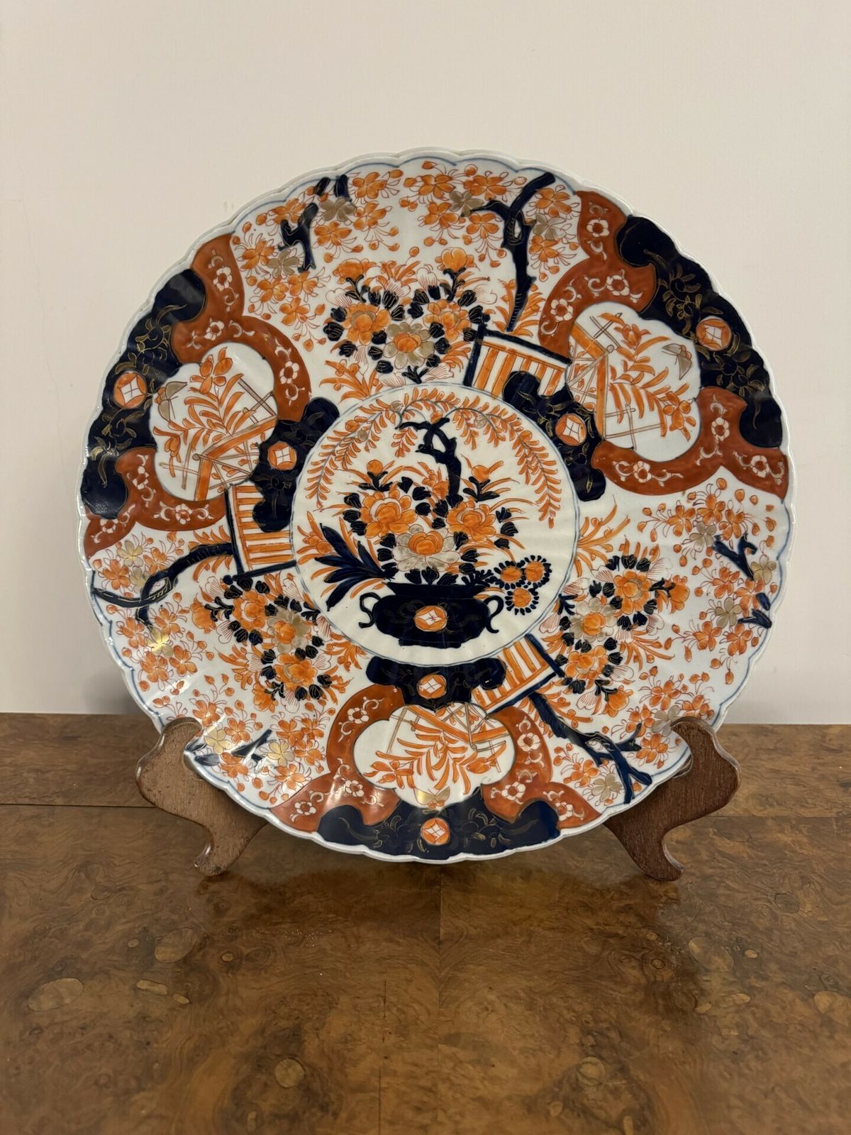 Fantastic Quality Antique Japanese Imari Large Plate photo Home Decor