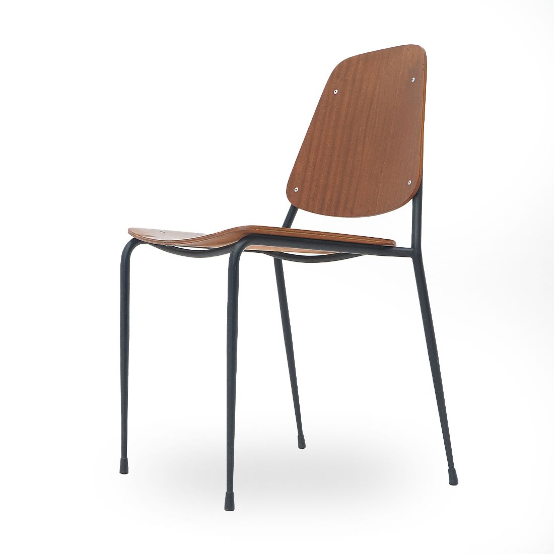 Chair With Seat And Back In Curved Plywood, 1960s photo furniture