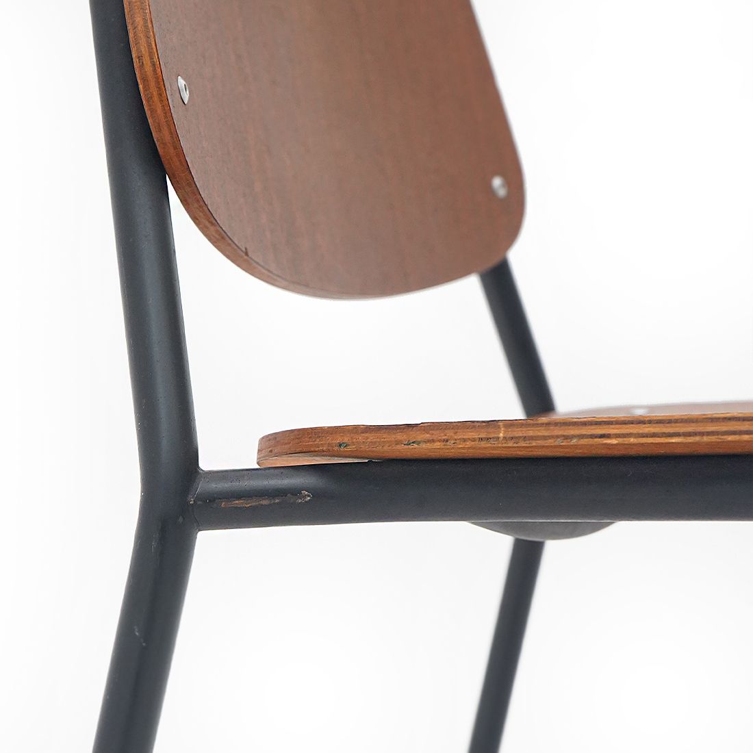 Chair With Seat And Back In Curved Plywood, 1960s photo Furniture