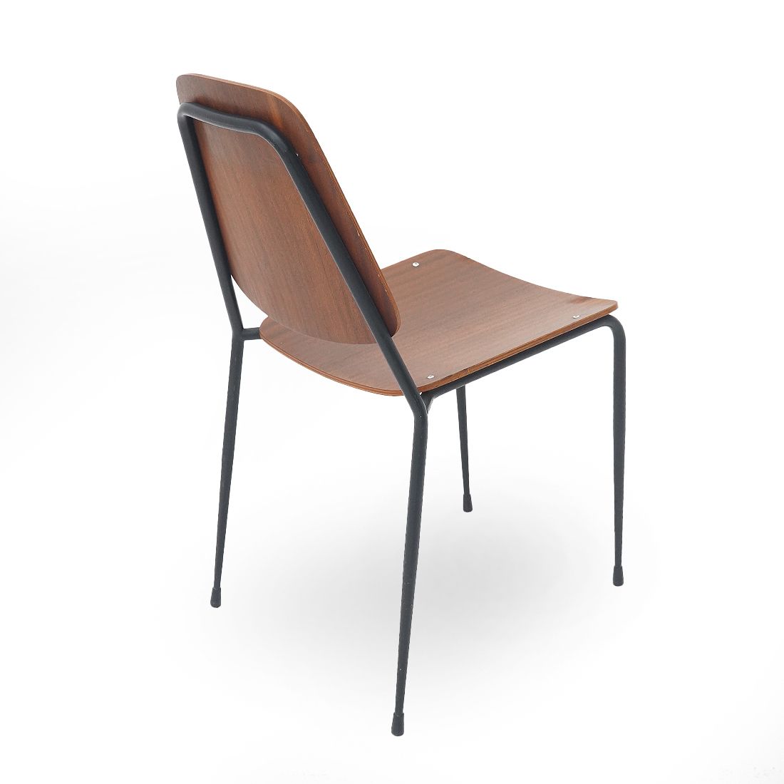 Chair With Seat And Back In Curved Plywood, 1960s photo vinterior