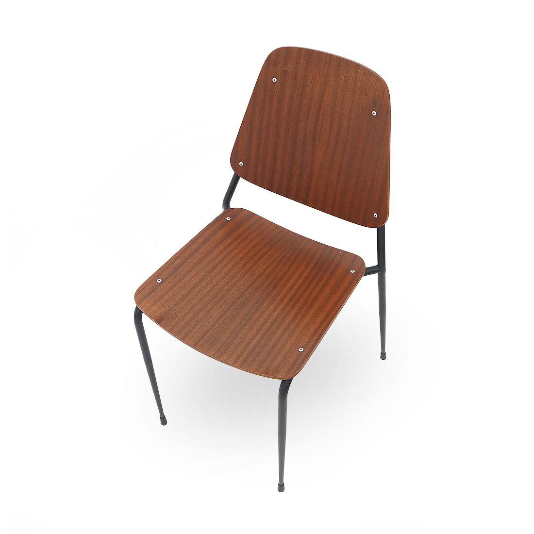 photo furniture Chair With Seat And Back In Curved Plywood, 1960s