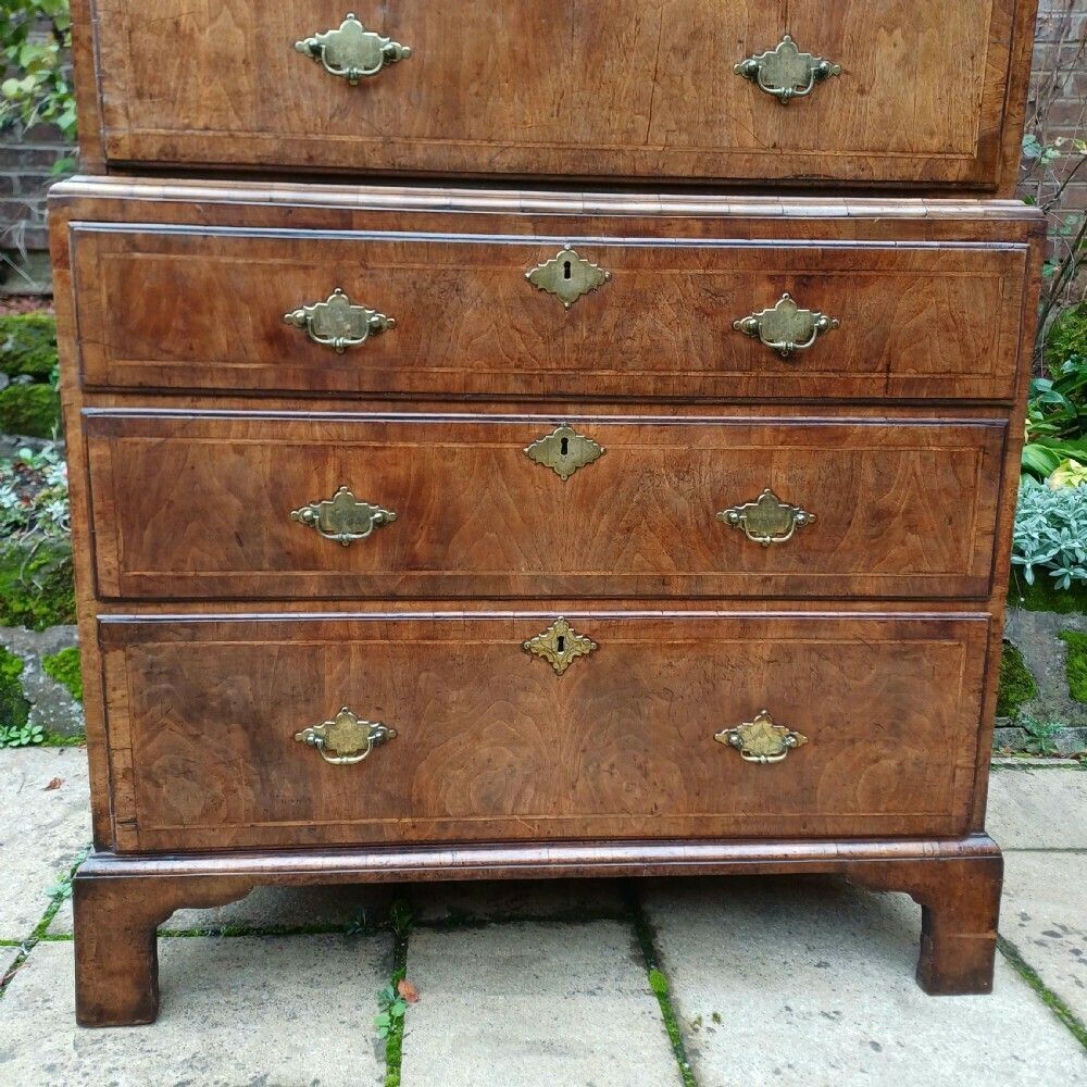 Beautiful Early 18th Century Walnut Chest On Chest photo 8507.0