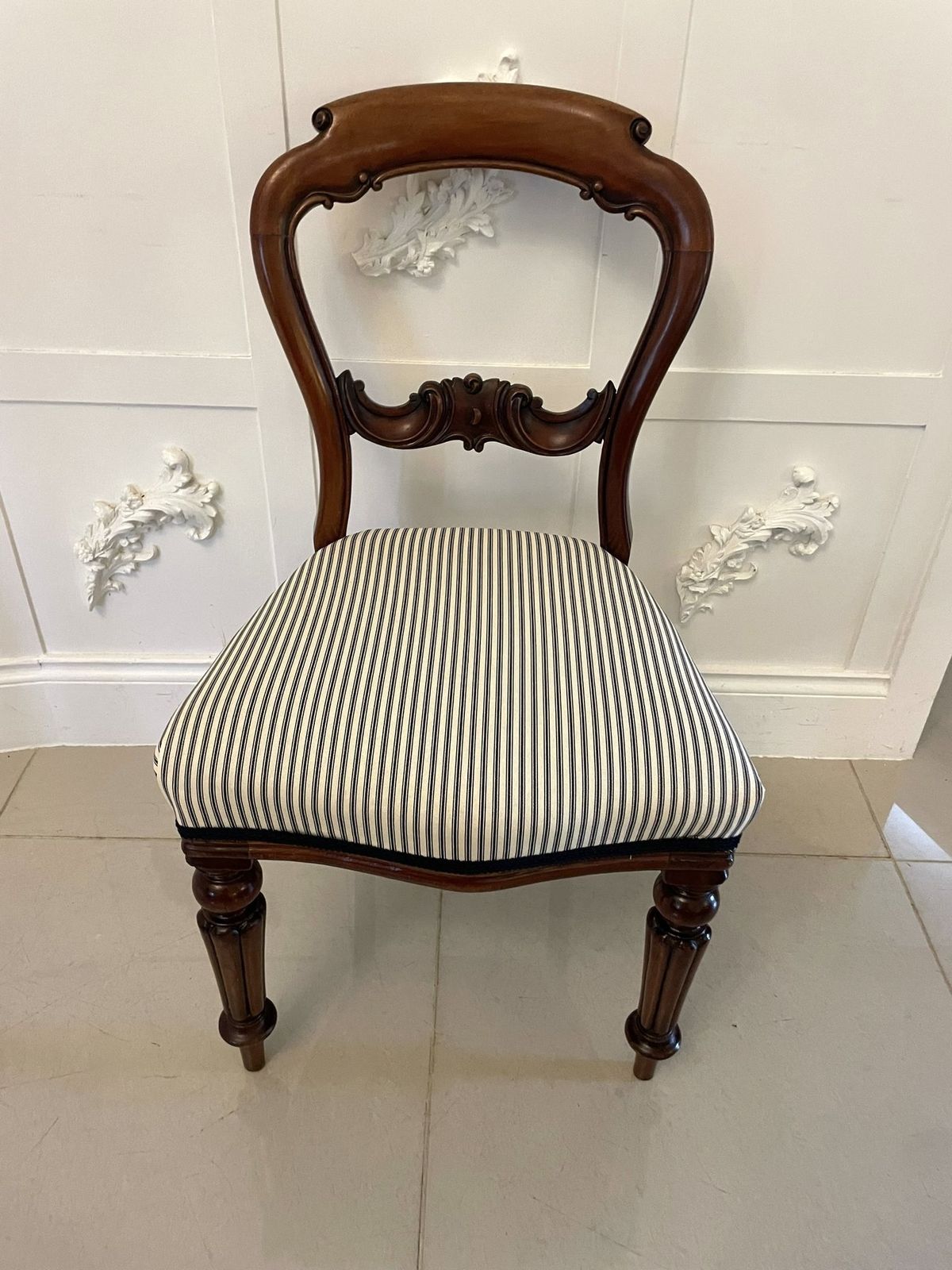 Antique 19th Century Mahogany Carved Set Of 6 Dining Chairs photo furniture
