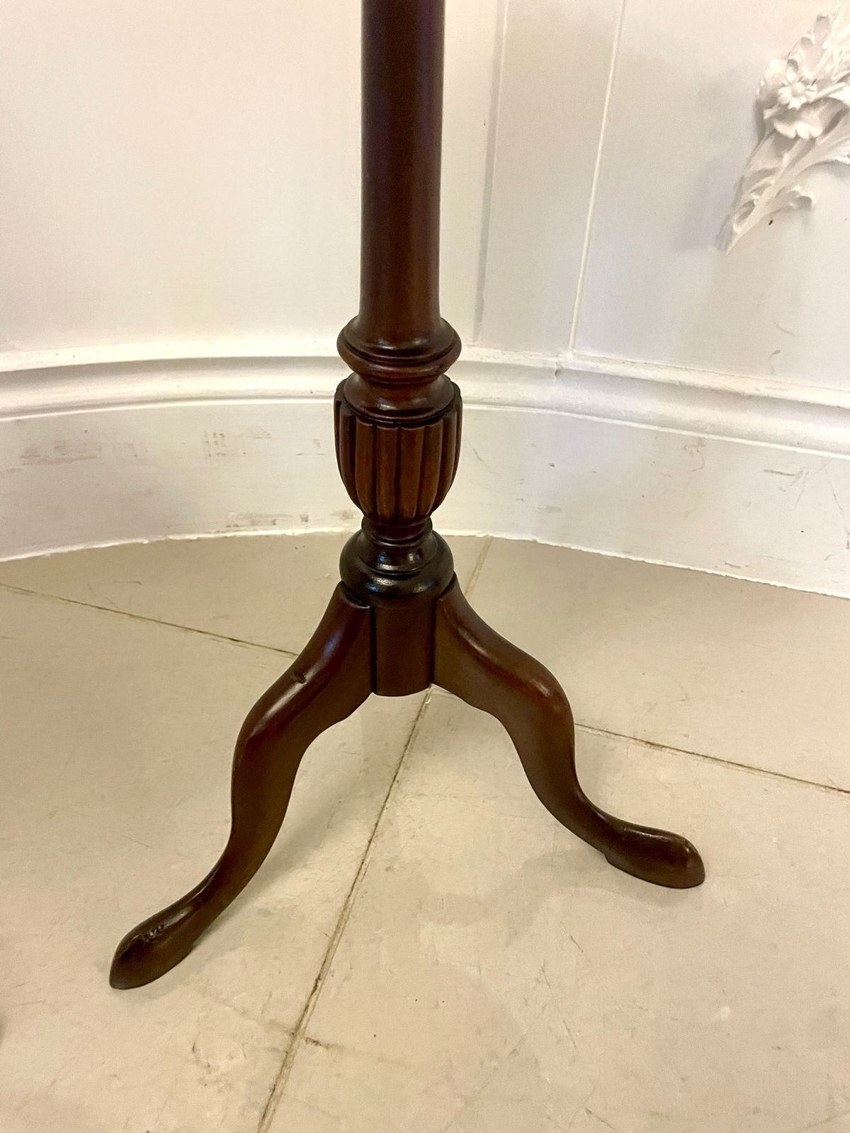 photo for sale Near Pair Of Antique Early 20th Century Quality Mahogany Inlaid Side Tables