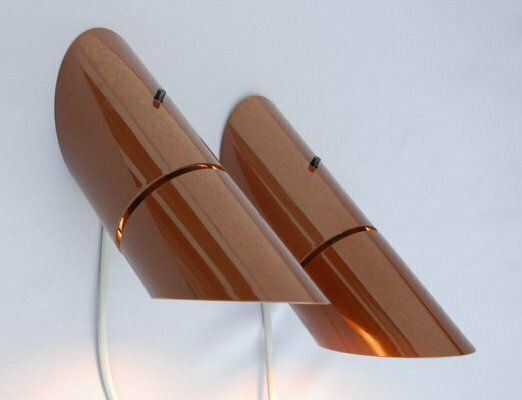 Phister Wall Lamps By Hans Due For Fog & Mørup, 1970s, Set Of 2 photo Lighting