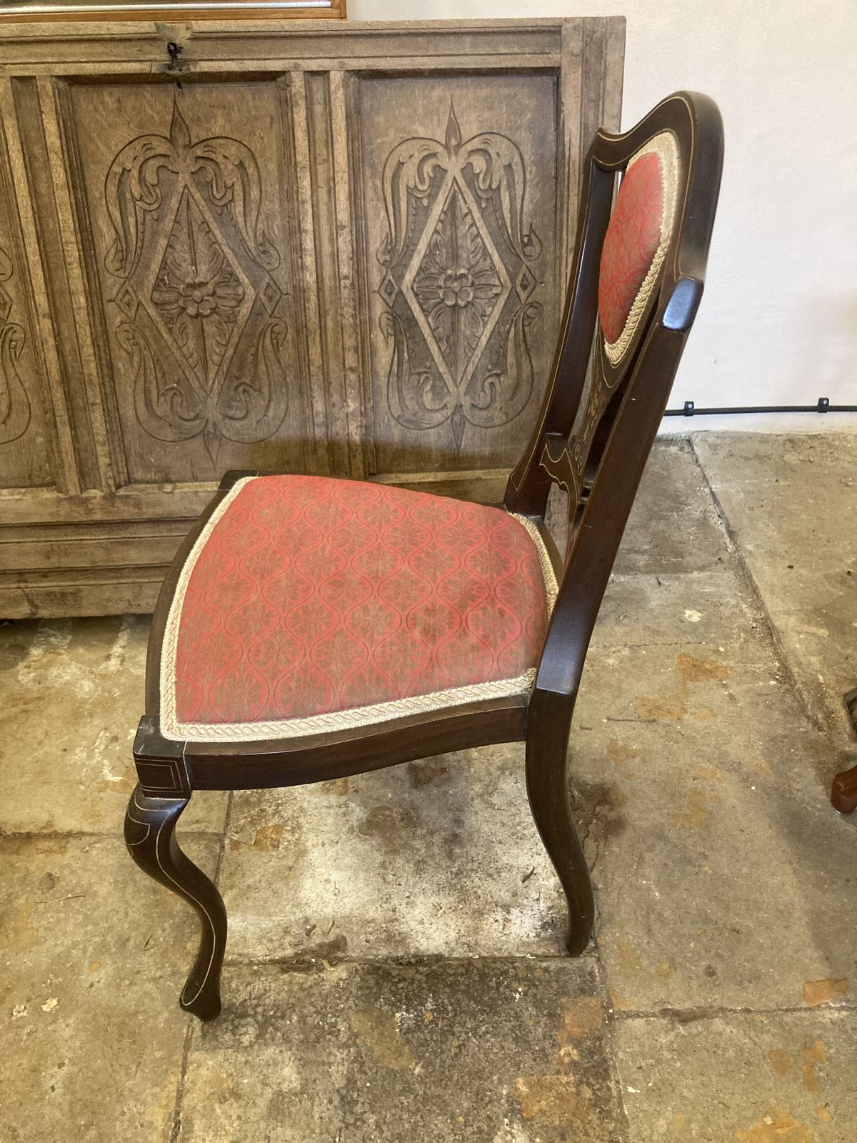 Pair Of “His And Hers” Bedroom Chairs By Jas Shoolbread photo 99.0