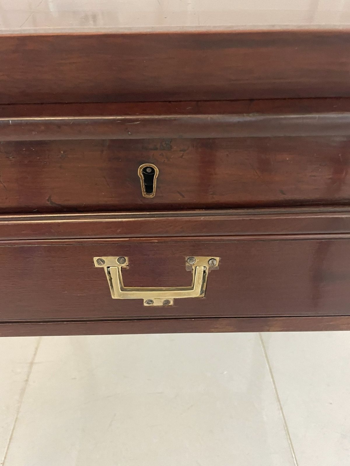 Unusual Antique 19th Century Quality Mahogany Writing Desk photo vinterior