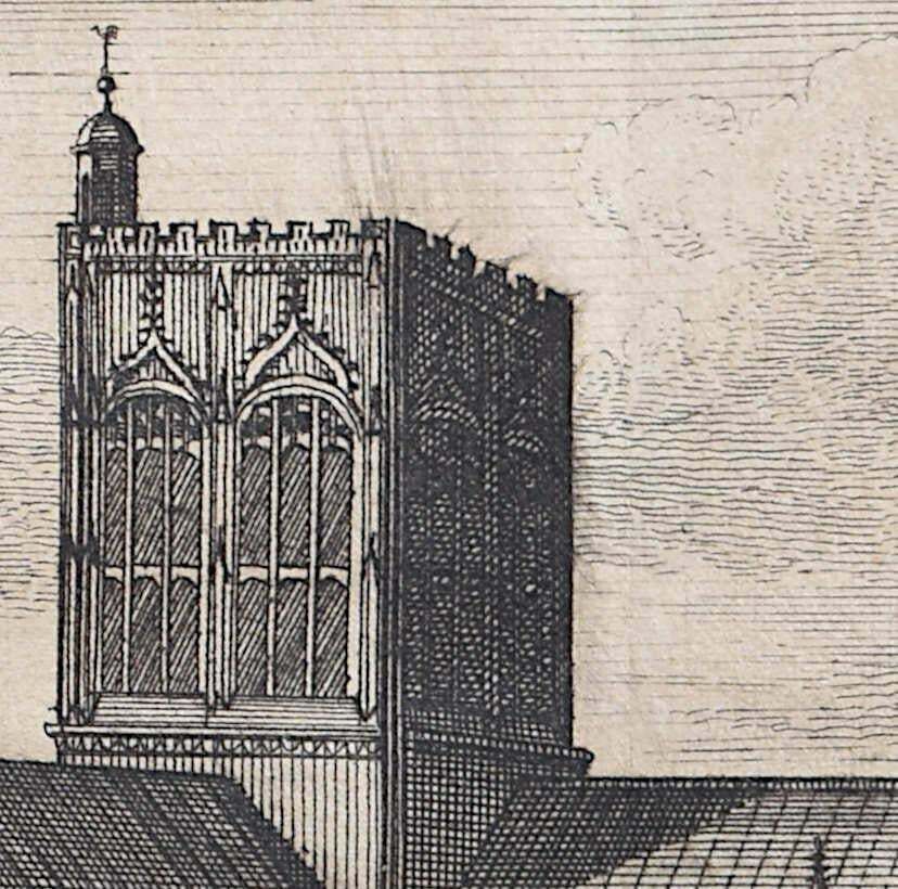 Pieter Van Der Aa, York Minster, Engraving Pieter Van Der Aa Probably After Johannes Kip1727 photo for sale