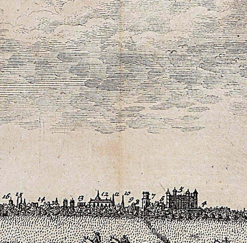 Pieter Van Der Aa, View Of Cambridge, Engraving Pieter Van Der Aa After David Loggan 1727 photo 286.0