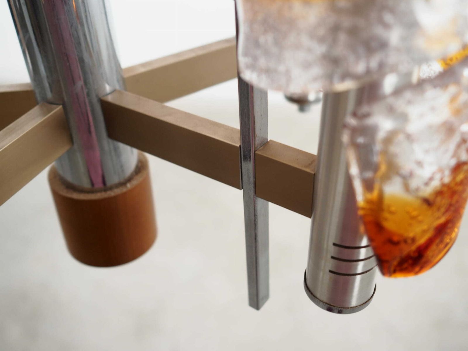 Lighting Pendant Lamp, Murano Glass, Italian Design, 1970s, Production: Italy photo