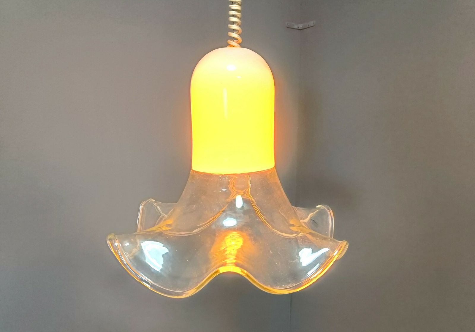 photo vinterior Murano Pendant Light By Roberto Pamio & Renato Toso, 1970s For Leucos