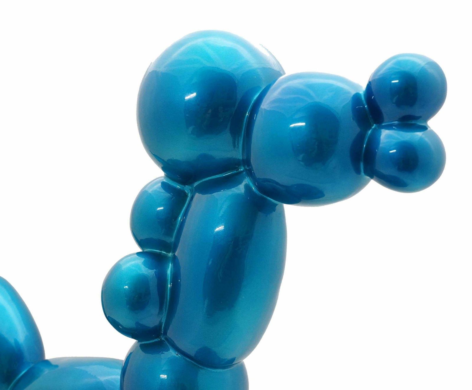 Fibreglass Sculpture Of A Balloon Dog, Contemporary Art, 21st Century. photo Art