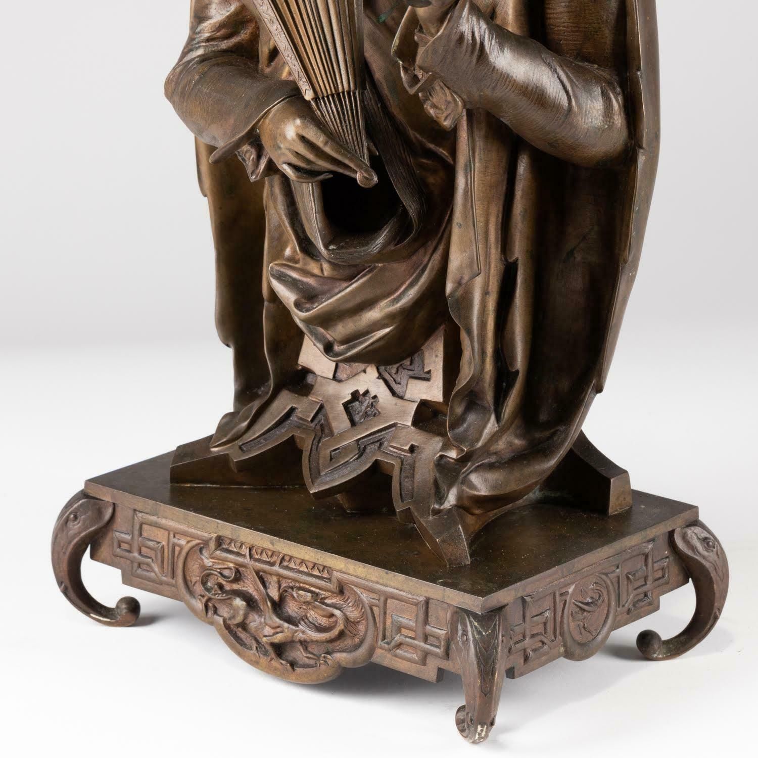 photo for sale Sculpture In Patinated Bronze By Auguste Lalouette, Napoleon III Period.