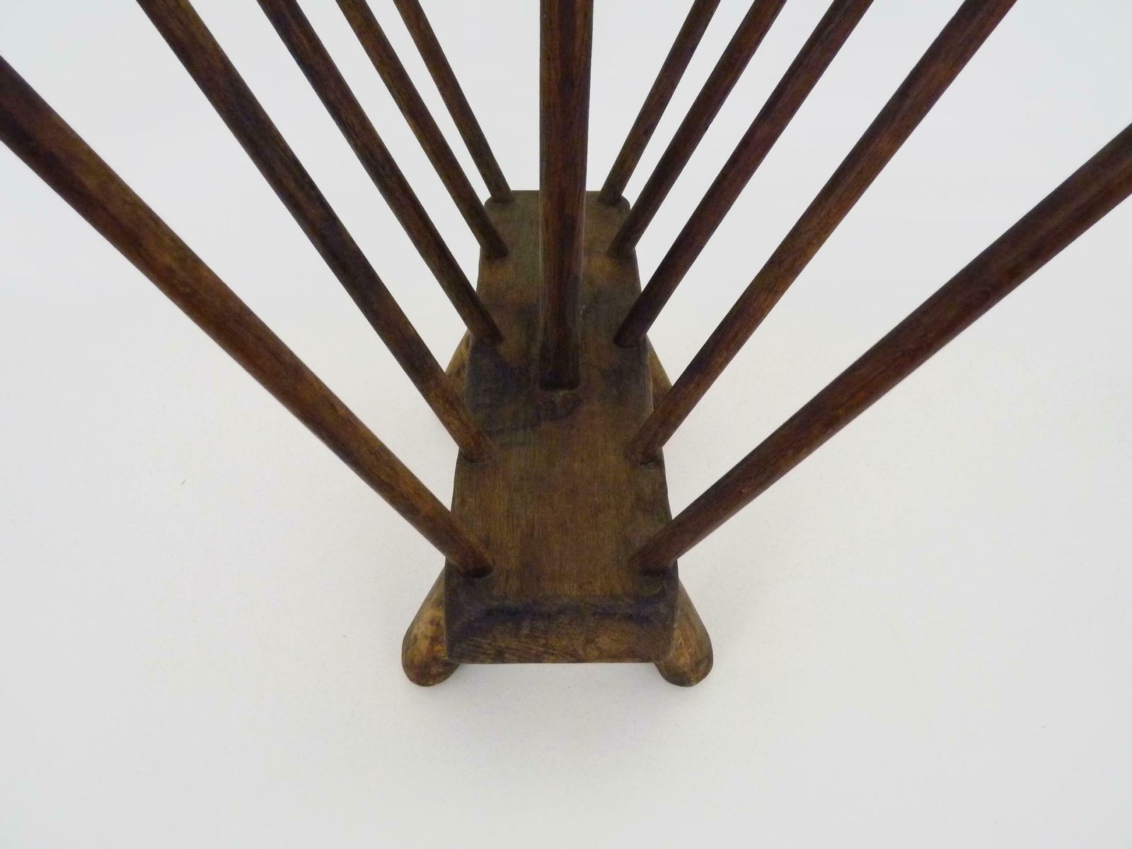 Brutalist Wooden Magazine Rack From The 1950s photo vinterior