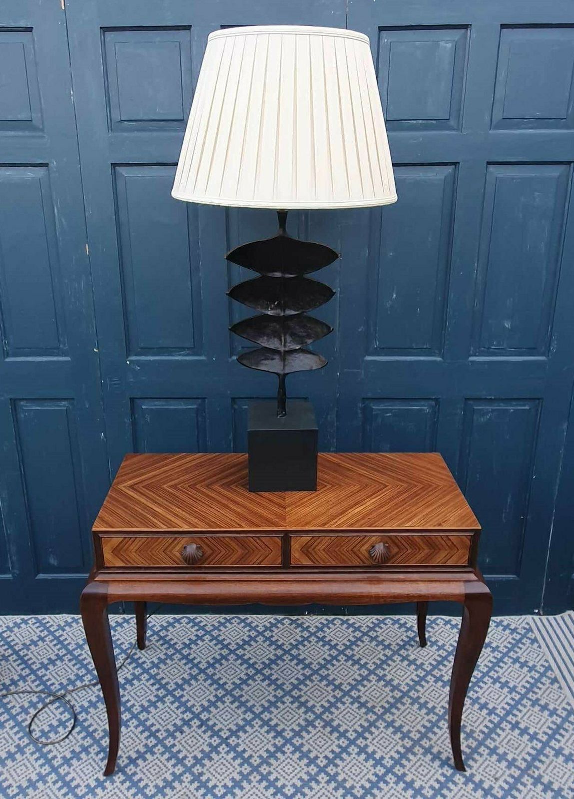 Pair Of Porta Romana "Giacometti Leaf Lamps" photo 3495.0