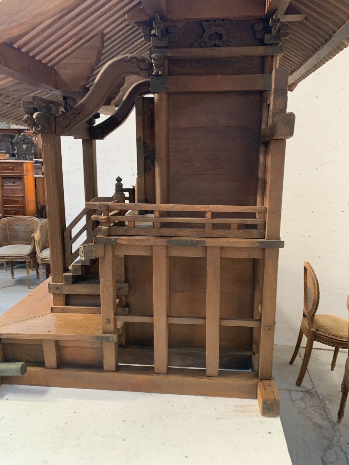 Japanese Temple 80s Architecture "Shinto Chaminis XX Century photo furniture