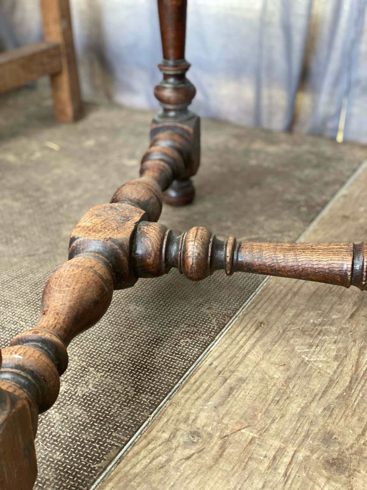 photo for sale 18th Century Oak French Tax Collecting Table