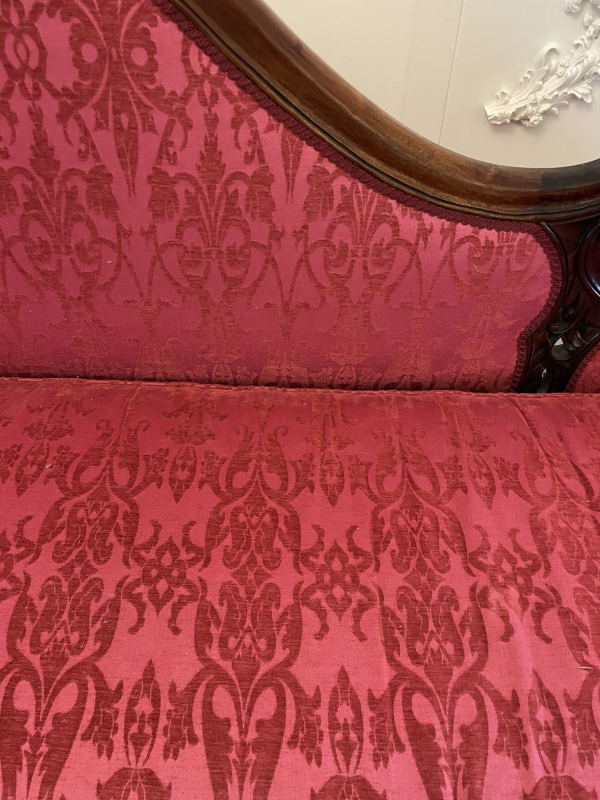 Outstanding Quality Antique 19th Century Carved Mahogany Chaise Longue photo 2995.0