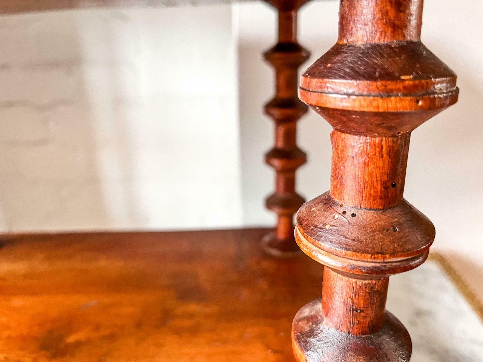 Large French Vintage Shelf With Spindle Supports photo buy