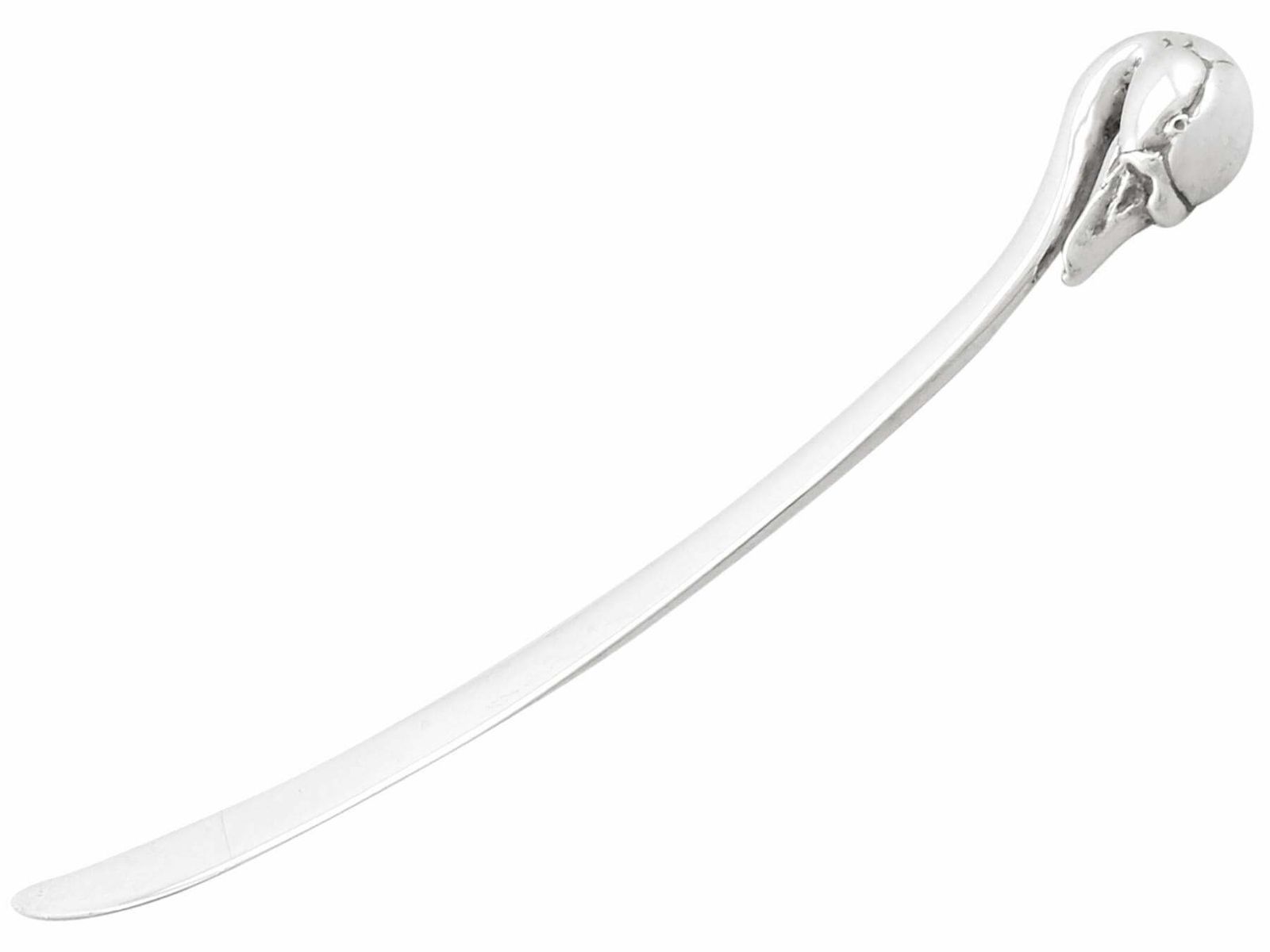 1980s Sterling Silver Swan Letter Opener photo furniture