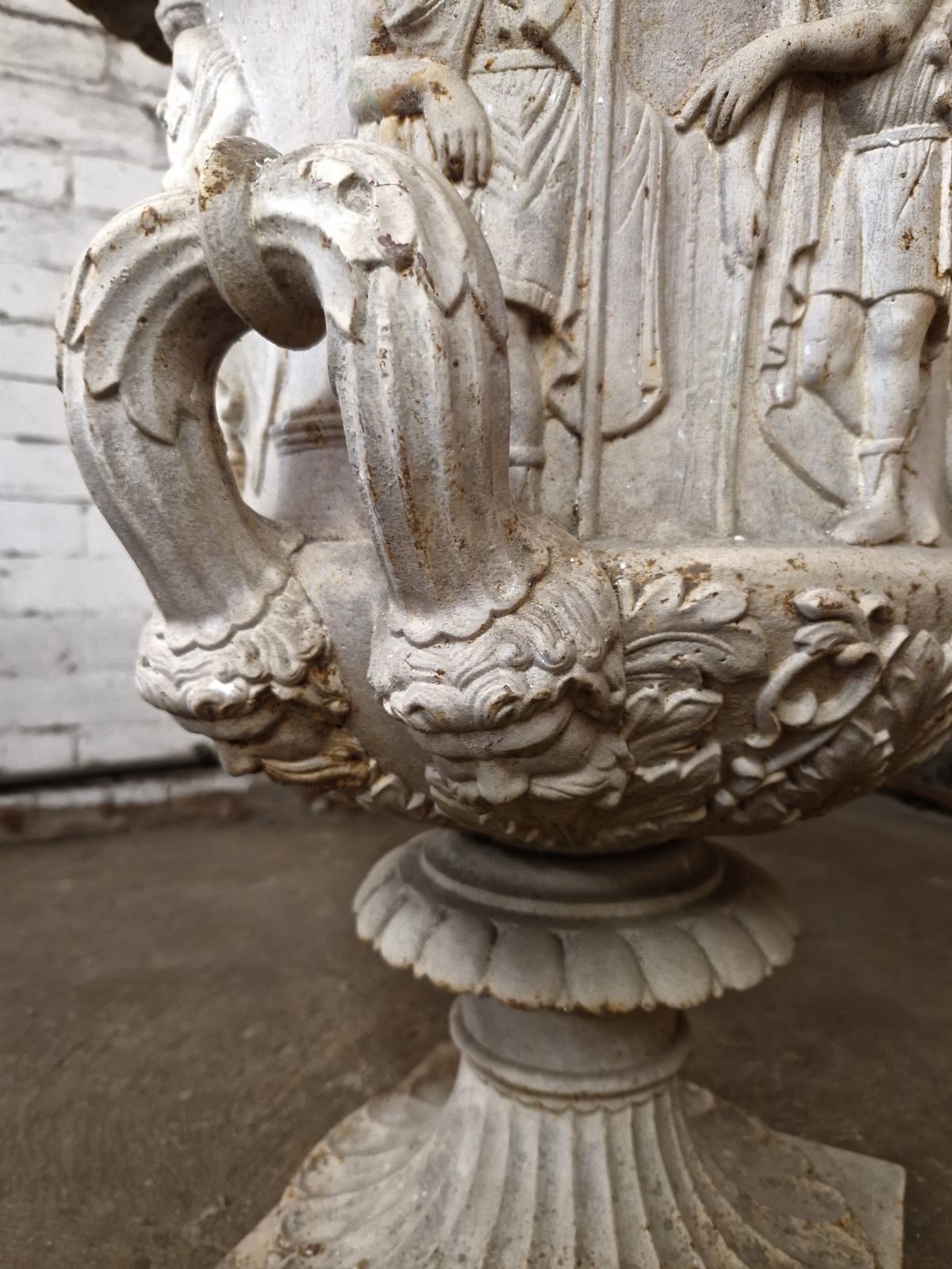 Genuine Andrew Handyside Cast Iron Borghese Style Urn. Circa 1860. A Rare And Beautiful Piece photo furniture