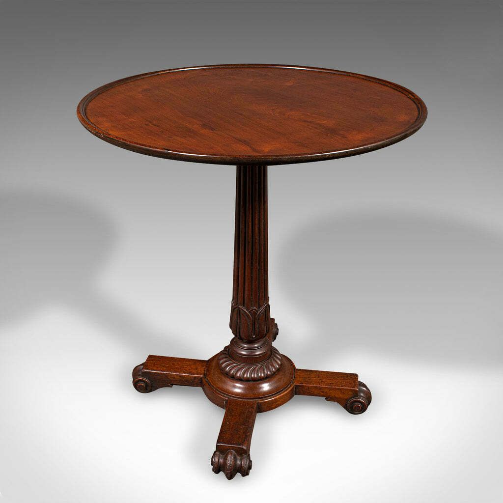 Small Antique Wine Table, English, Lamp, Side, Serving, William IV, Circa 1835