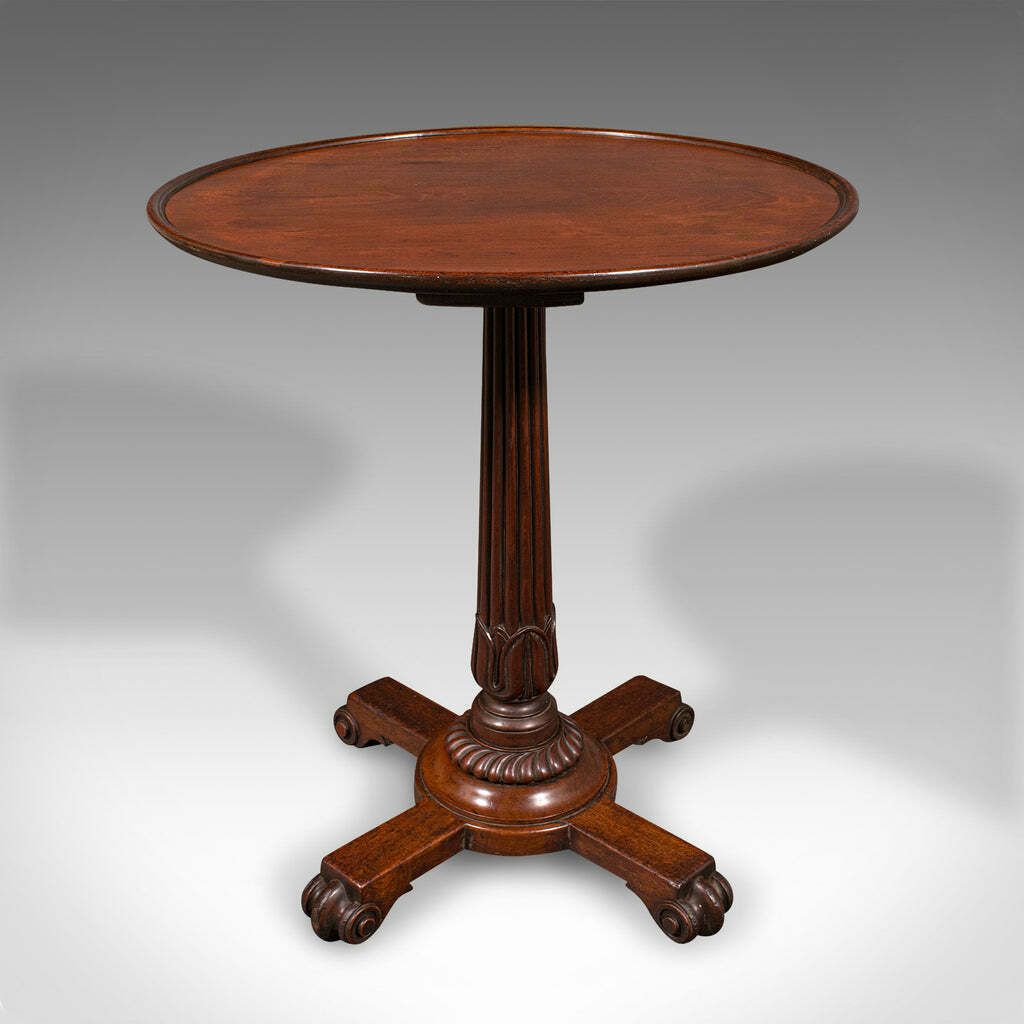 Small Antique Wine Table, English, Lamp, Side, Serving, William IV, Circa 1835 photo 1195.0