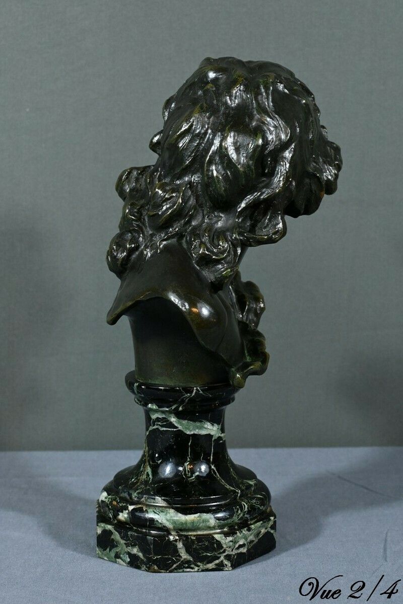 photo for sale Bronze “Laughing Child”, Signed A.Injalbert – Late 19th Century