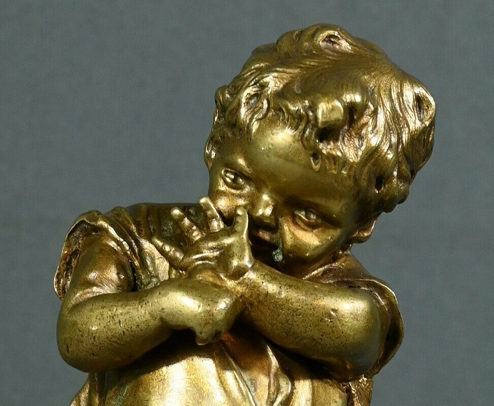 Gilded Bronze Sculpture, After J.Clara – Part 1, 20th Century photo vintage