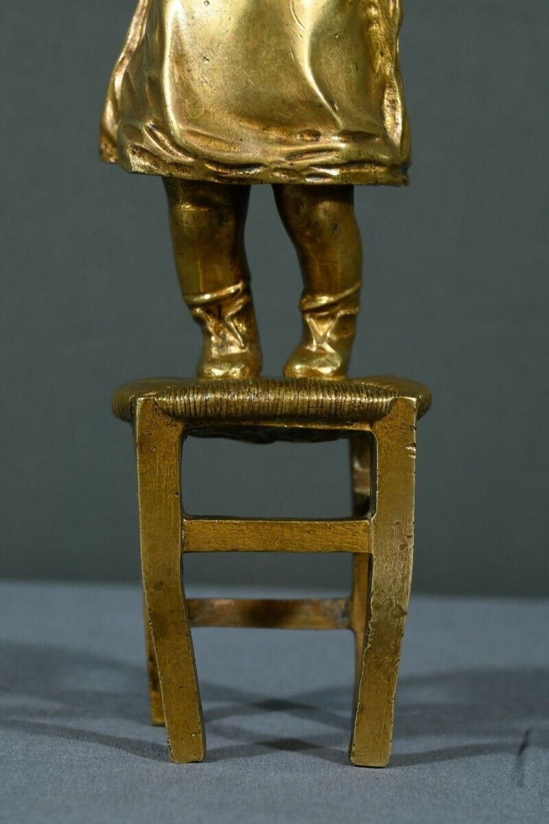 Art Gilded Bronze Sculpture, After J.Clara – Part 1, 20th Century photo