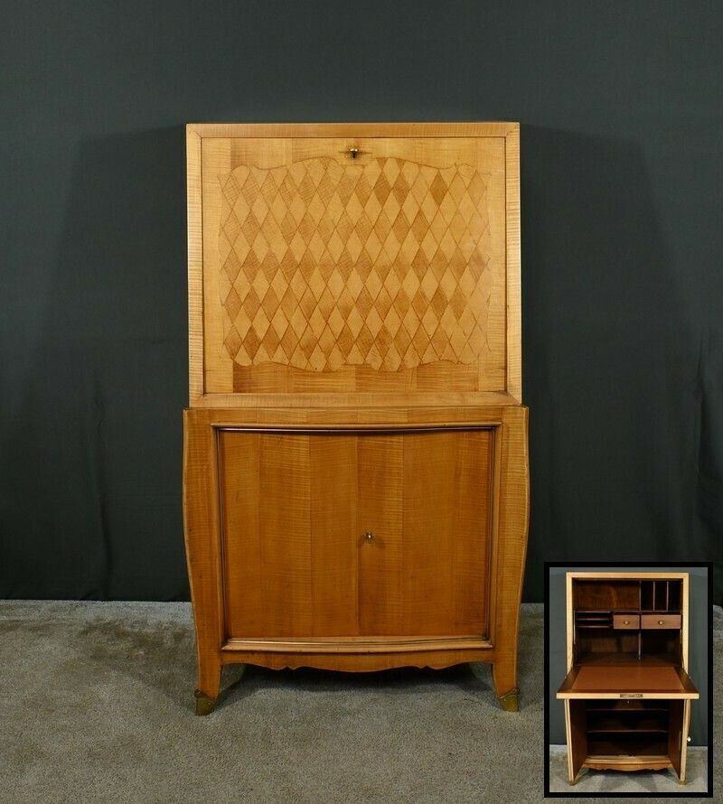 Lemonwood Secretary, Art Deco Style – 1950