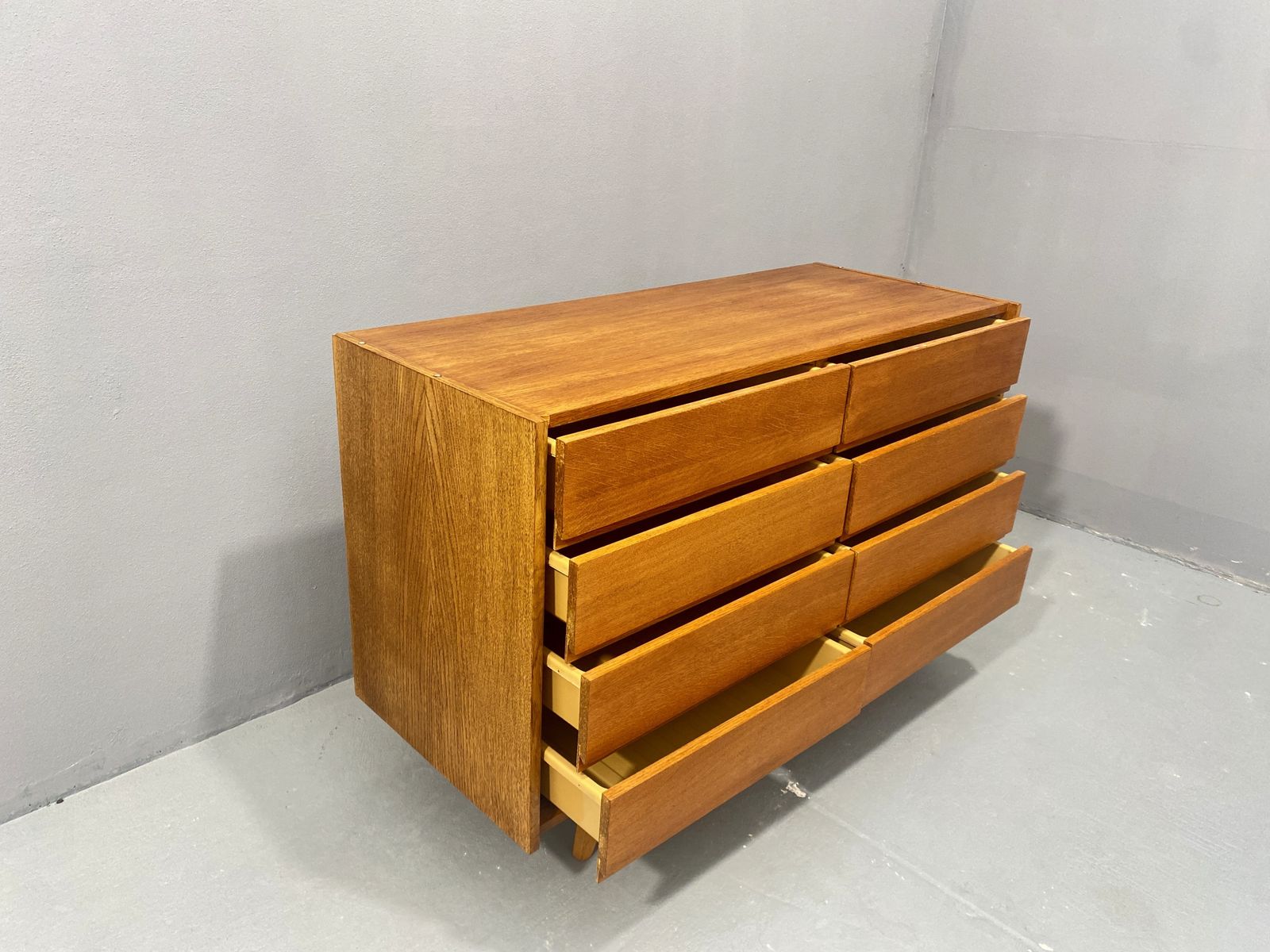 Furniture Mid Century Chest Of Drawers No. U 453 By Jiri Jiroutek, Czechoslovakia, 1960´S photo