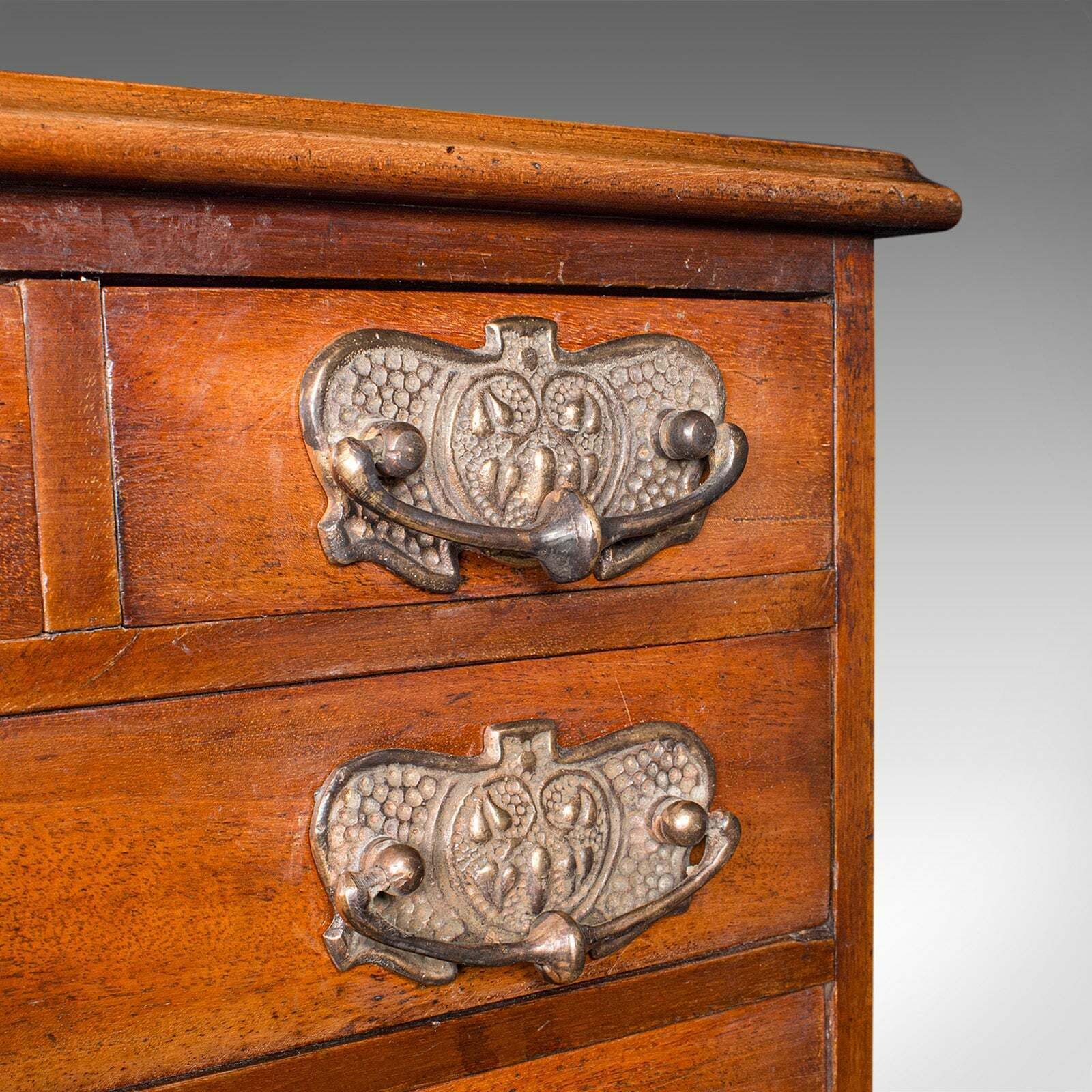 photo for sale Antique Desktop Specimen Case, English, Miniature Chest Of Drawers, Victorian