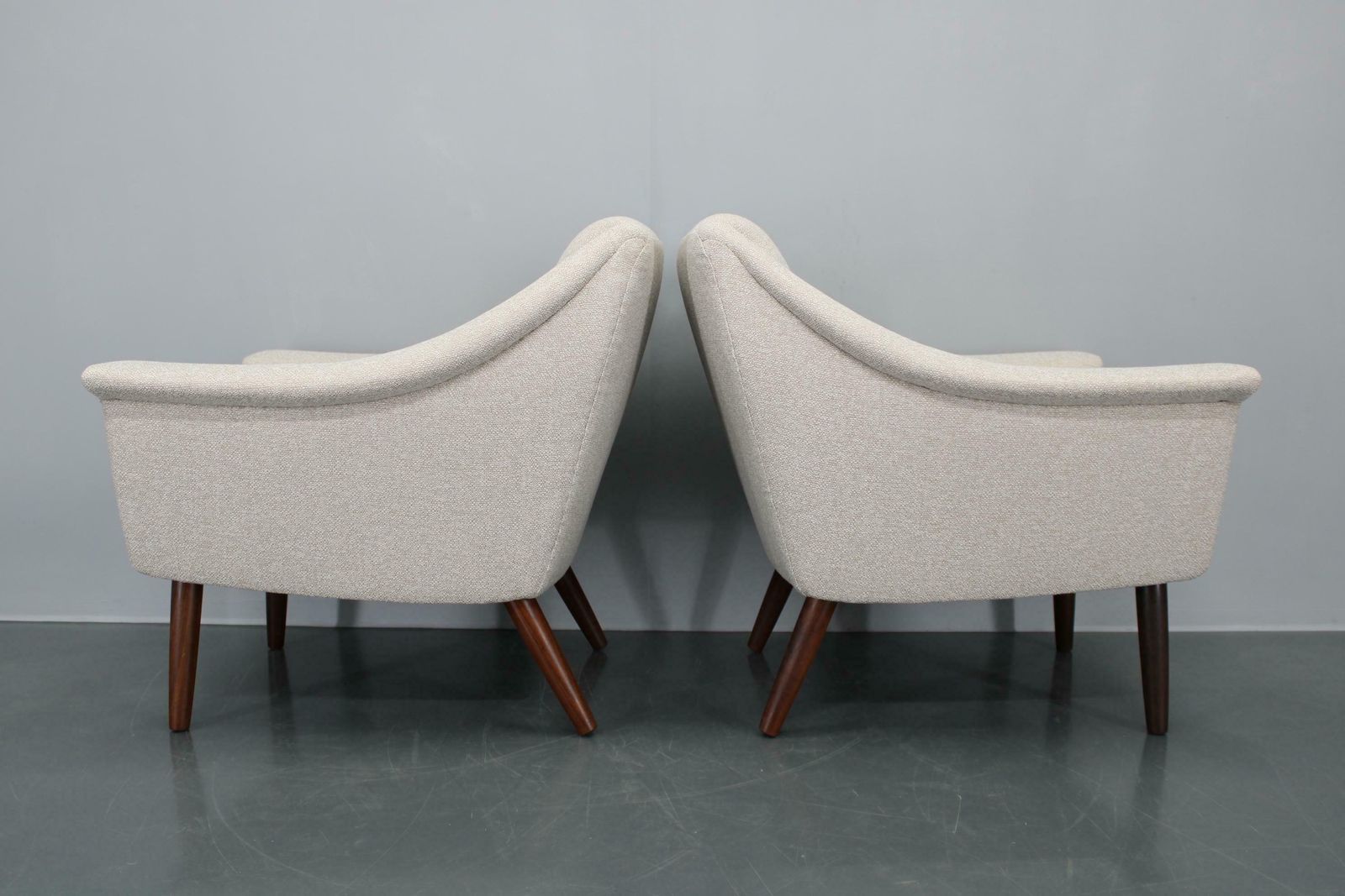Furniture 1960s Pair Of Danish Restored Armchairs photo