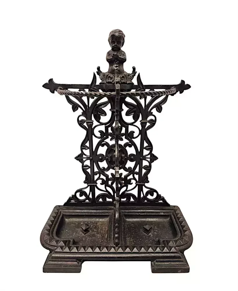 A Stunning 19th Century Cast Iron Umbrella Or Stick Stand