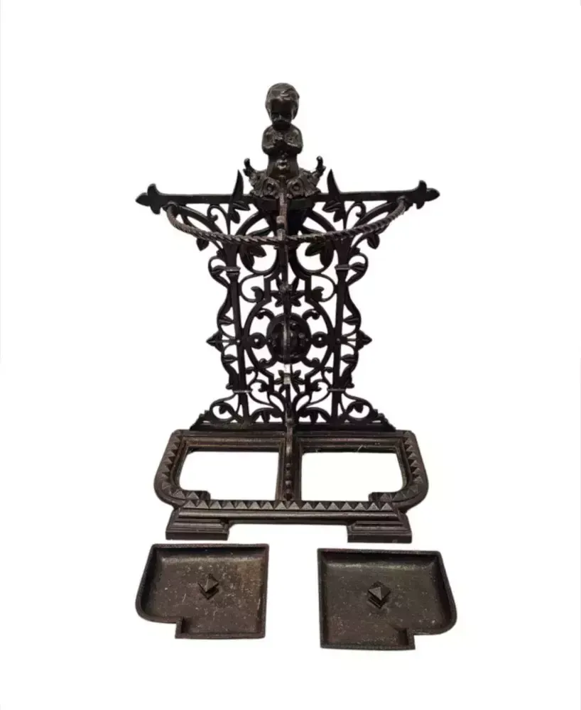 A Stunning 19th Century Cast Iron Umbrella Or Stick Stand photo Home Decor
