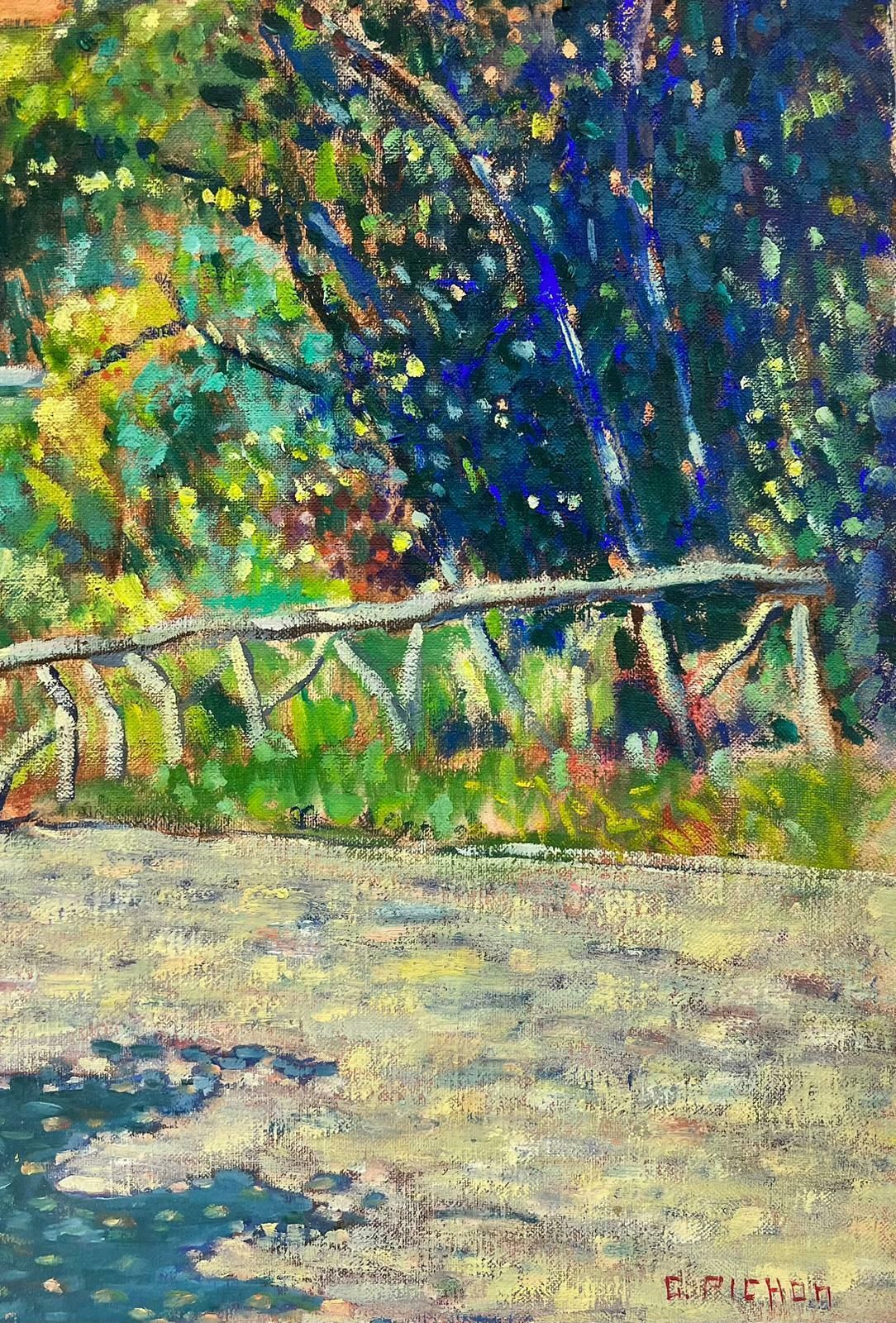 Guy Pichoncannes French Riviera Fine Provençal Landscape Signed Impressionist Oil 20th Century photo 1795.0