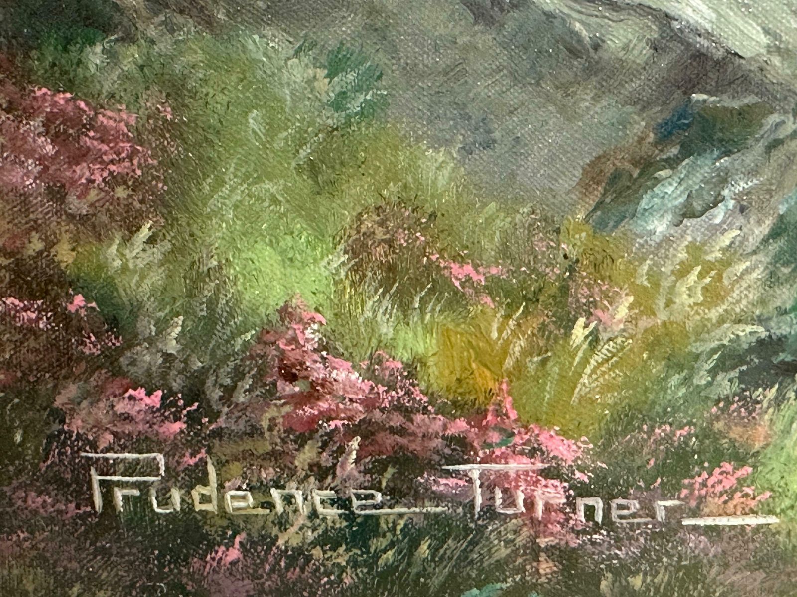 Prudence Turnerloch Lomond Scottish Highlands Signed Oil Painting Listed British Artistc. 1970's photo buy